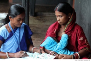 Vriddhi evaluation report, Indian mother, baby, and healthcare worker
